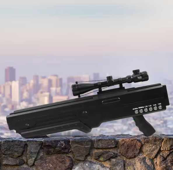 Новая дальняя 8 - диапазонная противодронная пушка с веерной защитой БПЛА FPV 
